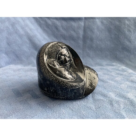 NATIVE AMERICAN SCULPTURE OF MOTHER & INFANT  1972 AARDVARK - Picture 9 of 11